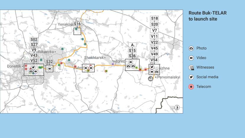 Route Buk-TELAR to launch site