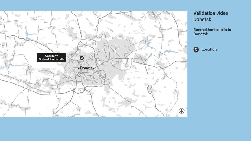 Validation video Donetsk (Budmekhanizatsiia in Donetsk)
